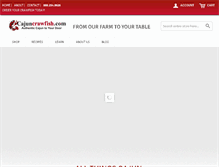 Tablet Screenshot of cajuncrawfish.com